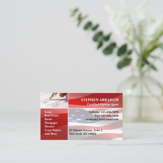 Carte de visite public (Debout devant)