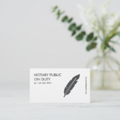 Carte De Visite Public du notaire (Debout devant)