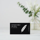 Carte De Visite Public du notaire (Debout devant)
