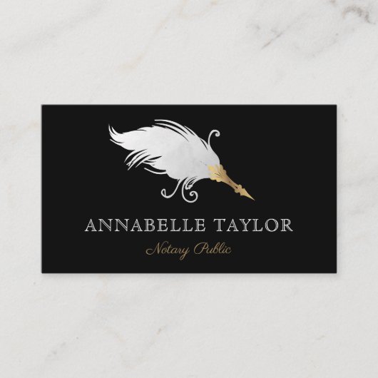 Carte De Visite Public du notaire (Devant)