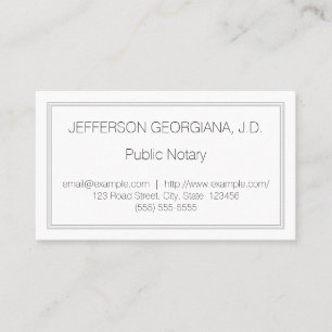 Carte de visite public minimisé de notaire