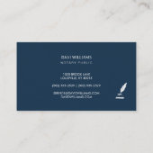 Carte de visite public notaire professionnel (Dos)