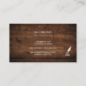 Carte de visite public notaire professionnel (Dos)