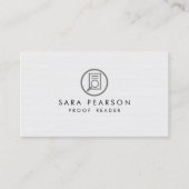 Carte De Visite Publication du correcteur (Devant)