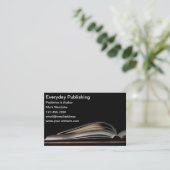 Carte De Visite Publication et auteur de livres libres modernes (Debout devant)