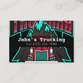 Carte De Visite Publicité Camionnette Services Société Hauling Bus (Devant)