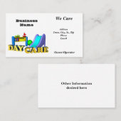 Carte De Visite Publicité de soin de Carte-Jour d'affaires (Devant / Derrière)