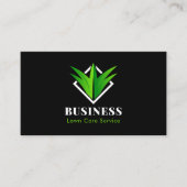 Carte De Visite Publicité pour soins de pelouse professionnels et  (Devant)