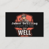 Carte De Visite Publicité puits forage société (Devant)