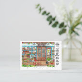 Carte De Visite Publicité sur le marché agricole (Debout devant)