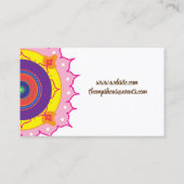 Carte De Visite Puissance, 8,9 cm x 6,4 cm, mat standard (Dos)