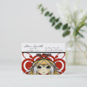 Carte De Visite Puissance de fille d'Anime (Debout devant)