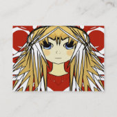 Carte De Visite Puissance de fille d'Anime (Dos)