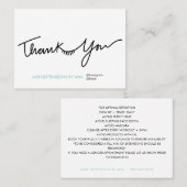 Carte de visite puissant, 3,5 pouces x 2,5 pouces (Devant / Derrière)