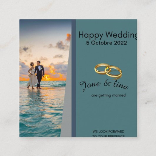 Carte de visite puissant, 3,5 pouces x 2,5 pouces (Devant)