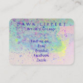 Carte de visite puissant, 3,5 pouces x 2,5 pouces (Dos)