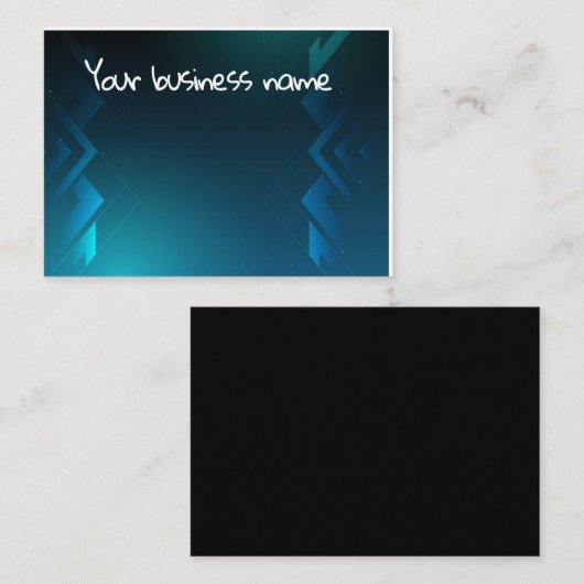 Carte de visite puissant, 3,5 pouces x 2,5 pouces (Devant / Derrière)