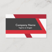 Carte De Visite Puissant rouge et noir (Dos)