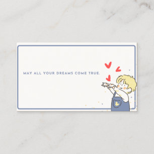 Carte De Visite Puisse tous vos rêves se réaliser.
