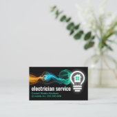 Carte De Visite Puits d'onde de foudre Lightbulb (Debout devant)