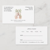 Carte De Visite Pulmonologue Thérapeutique respiratoire (Devant / Derrière)