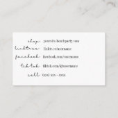 Carte De Visite Pulvérisateur (Dos)