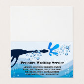 Carte De Visite Pulvérisateur d'eau de lavage sous pression | Les (Extérieur déplié)