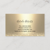 Carte De Visite Pulvérisateur mobile Tan Bleu clair Abrush Tanning (Dos)