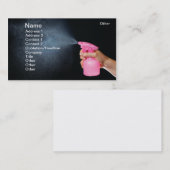 Carte De Visite Pulvérisation (Devant / Derrière)