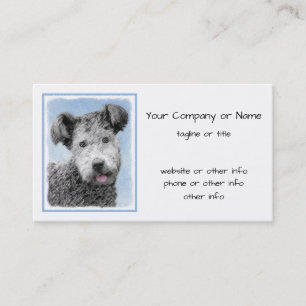 Carte De Visite Pumi Peinture - Cute Original Chien Art