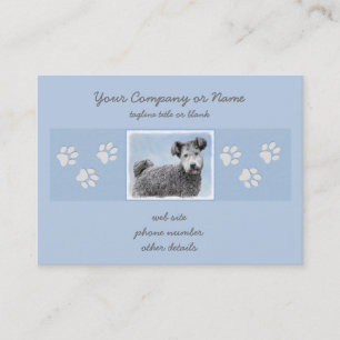 Carte De Visite Pumi Peinture - Cute Original Chien Art