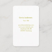 Carte De Visite Pure Moin/Bonjour (Dos)