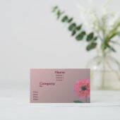 Carte De Visite Purement rose (Debout devant)