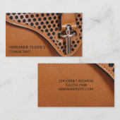 Carte De Visite Purge du concepteur de cuir (Devant / Derrière)