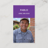 Carte De Visite PURPLE #1 Faites remarquer, travaillez ! (Dos)