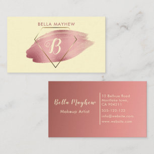 Carte De Visite Purple Blush Chic