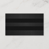 Carte De Visite Purple Bokeh Black Stripes (Dos)