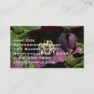 Carte De Visite Purple Carême Rose Pâques