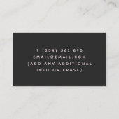 Carte De Visite Purple Crystal Gemstone Jewelry (Dos)