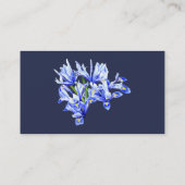 Carte De Visite Purple nain Iris Coeur (Dos)