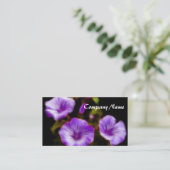 Carte De Visite Purple Petunias (Debout devant)