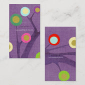 Carte de visite Purple Tree (Devant / Derrière)