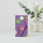 Carte de visite Purple Tree (Debout devant)