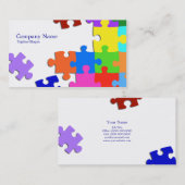 Carte De Visite Puzzle (Devant / Derrière)