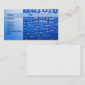 Carte De Visite puzzle (Devant / Derrière)