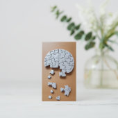 Carte De Visite Puzzle du cerveau (Debout devant)