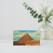 Carte De Visite Pyramide de Gizeh Le Caire Égypte (Debout devant)