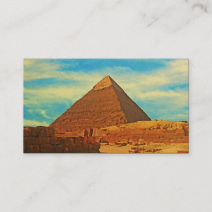 Carte De Visite Pyramide de Gizeh Le Caire Égypte