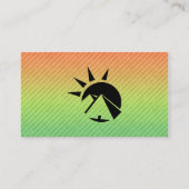 Carte De Visite Pyramide égyptienne antique (Dos)