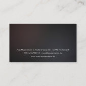 Carte De Visite Pyramide moderne d'Elegante (Dos)